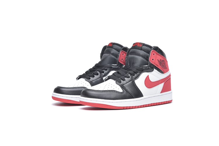 New Air Jordan 1 Sky Black White Red GS Shoes - Click Image to Close